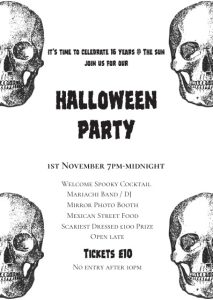 Halloween Party @ The Sun Carshalton